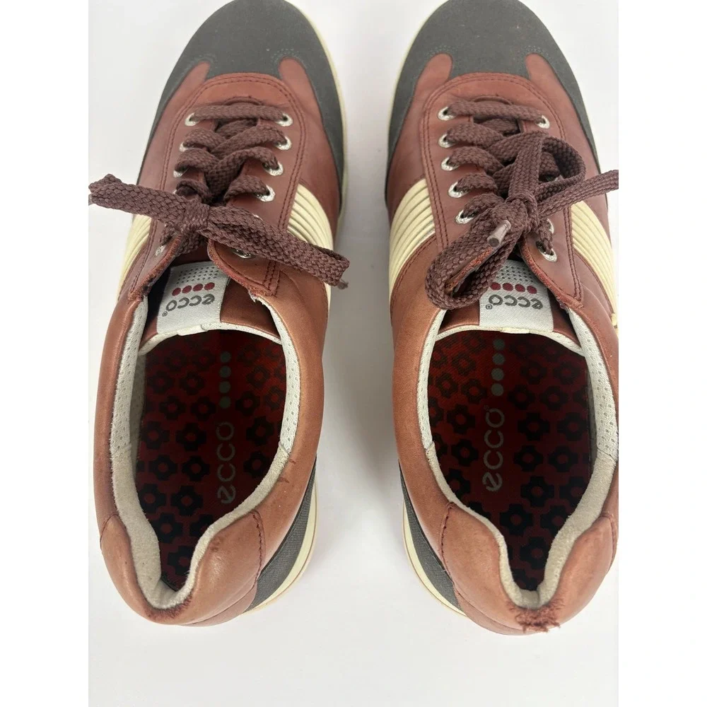 Men's Ecco Hydro Max Golf Shoes US 11.5. Brown tone.